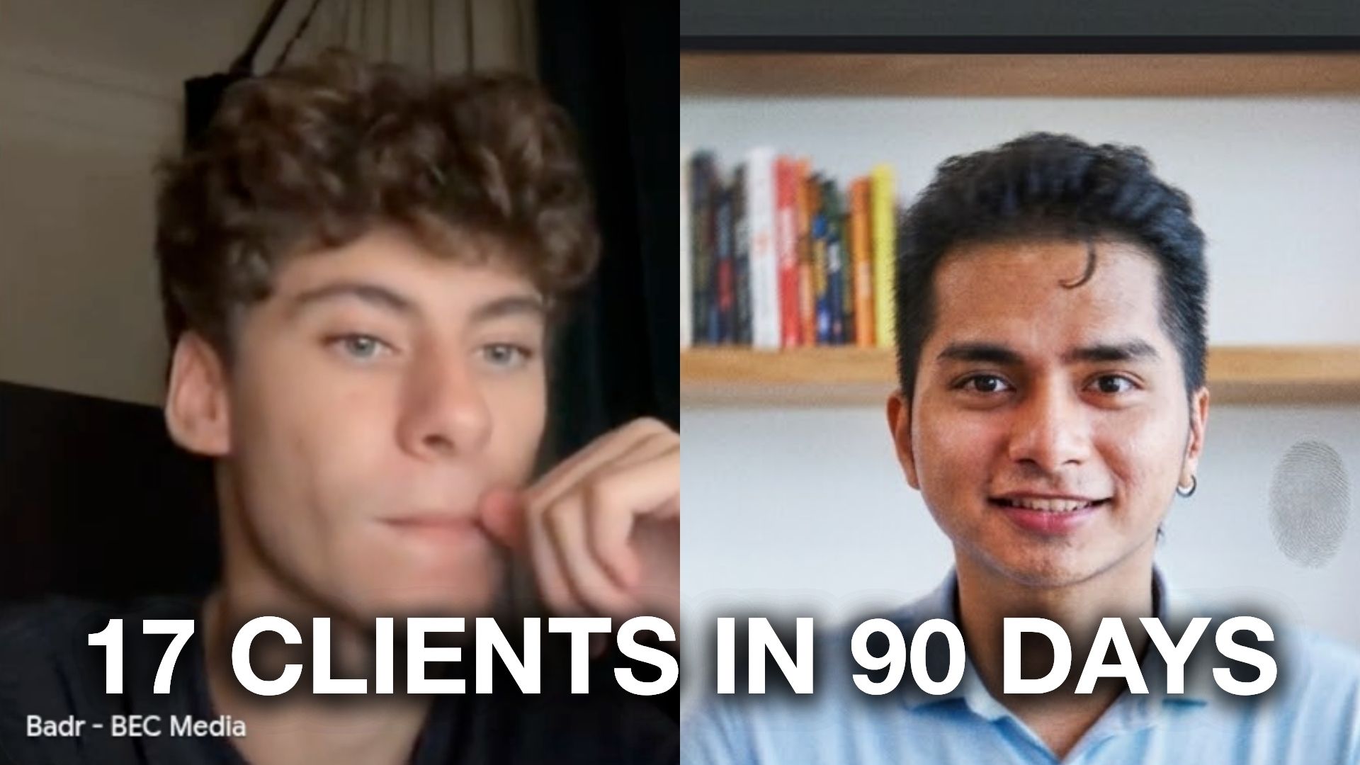 Trey Tamayo, go-to-market specialist and founder of Realynk, in his video testimonial about signing 17 clients in 90 days with BEC Growth cold email